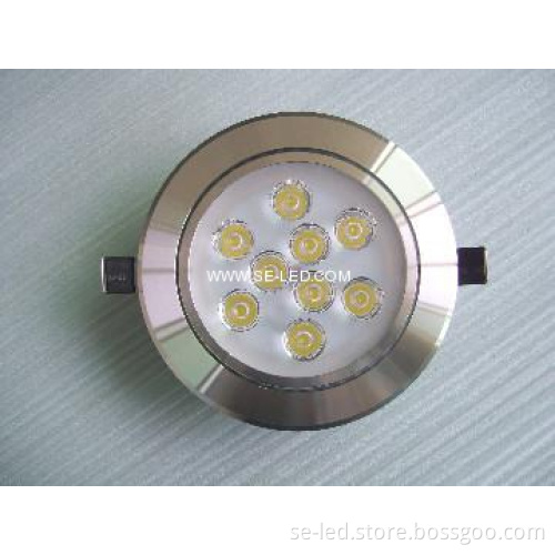 9x1W anti glare Epistar led ceiling bulb light
